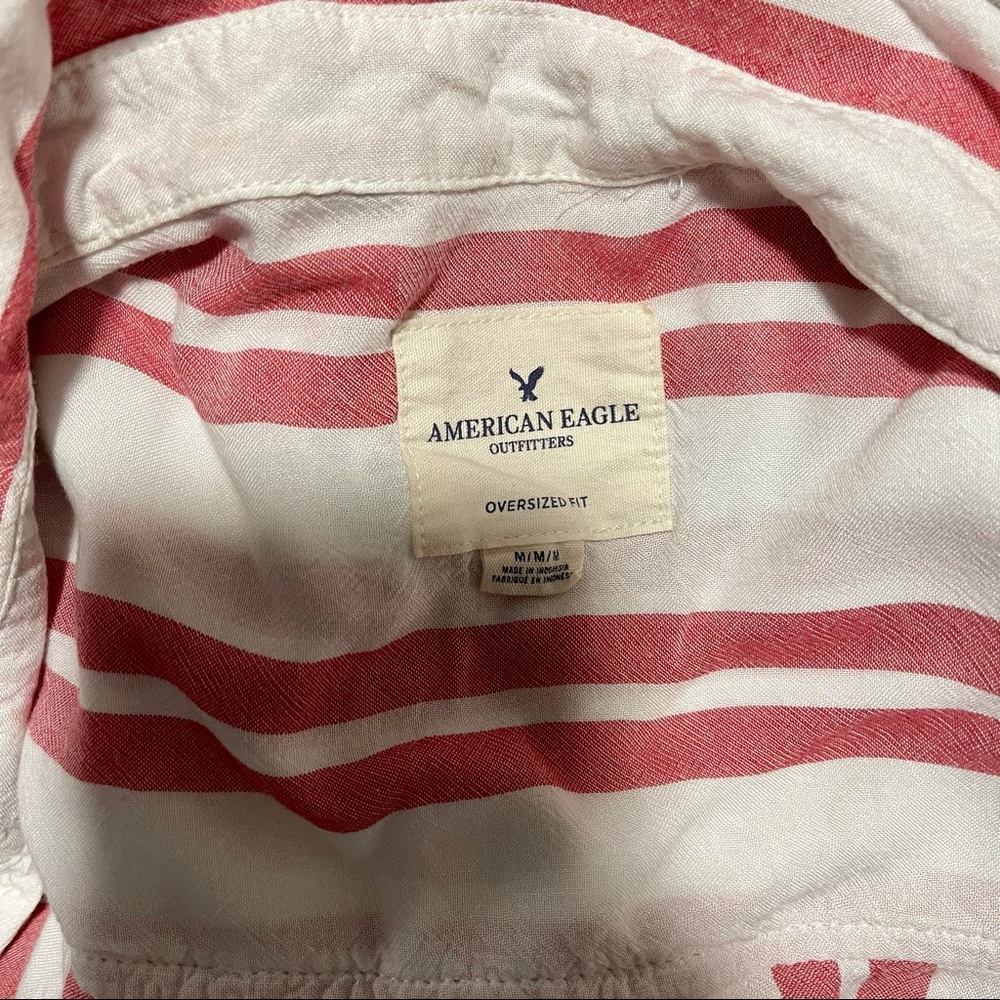 American Eagle Button Down Oversized Top - image 4